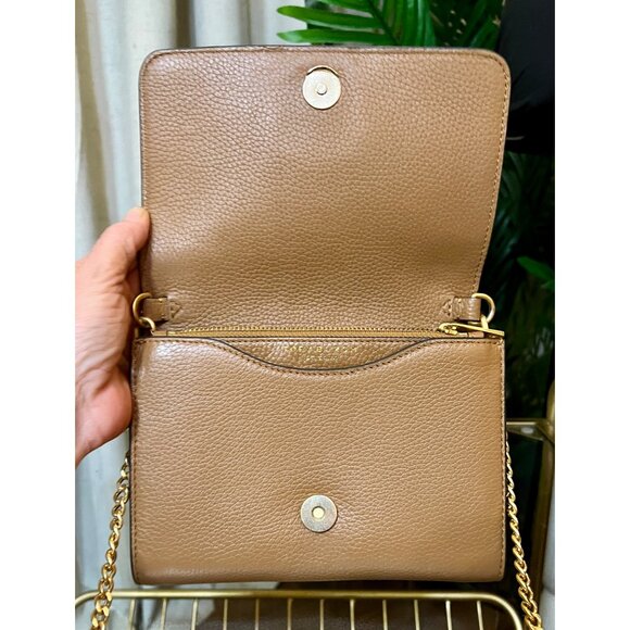 ✺✺ AUTHENTIC TORY BURCH CAMEL BROWN BRITTEN SHOULDER BAG/CROSSBODY ✺✺ - Picture 11 of 11